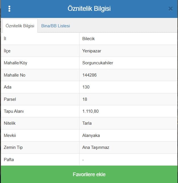 BİLECİK YENİPAZAR SATILIK ARSA