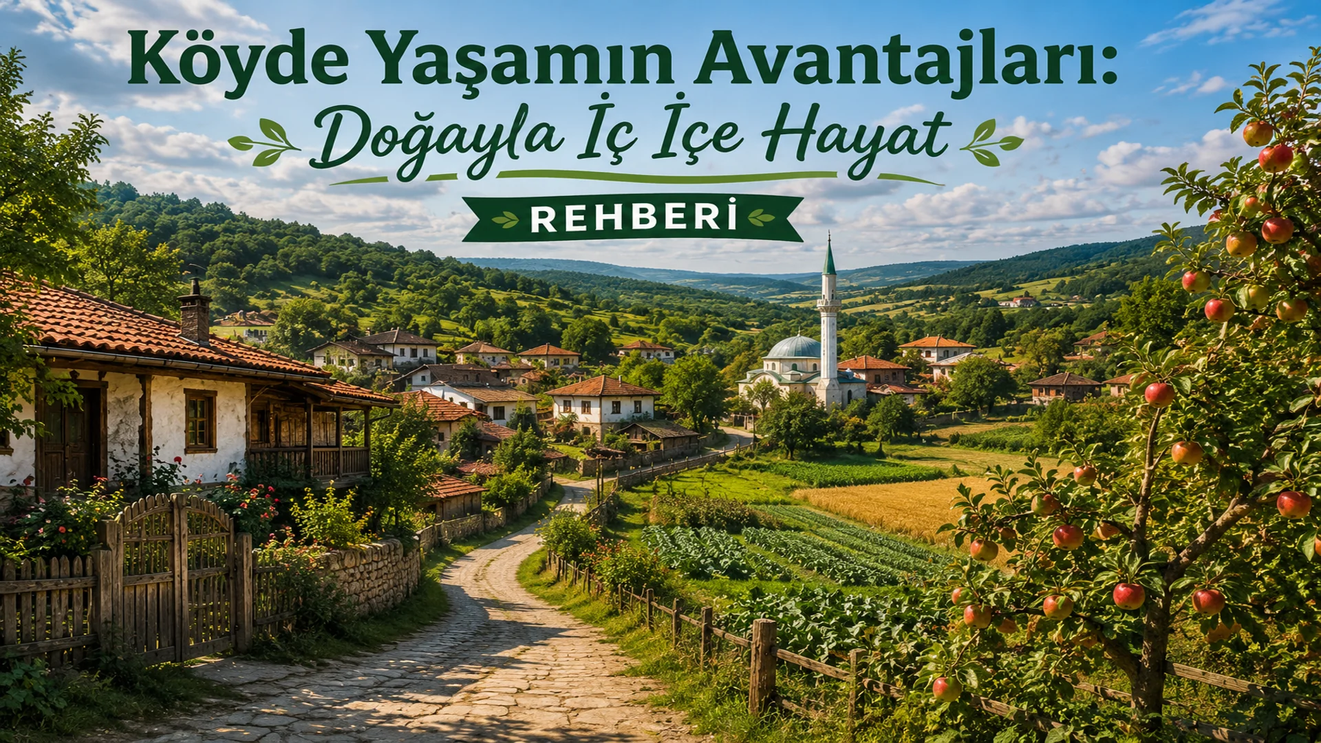 Koyde Yasamin Avantajlari Dogayla Ic Ice Hayat Rehberi 4 KÖY DE SATILIK ARSALAR